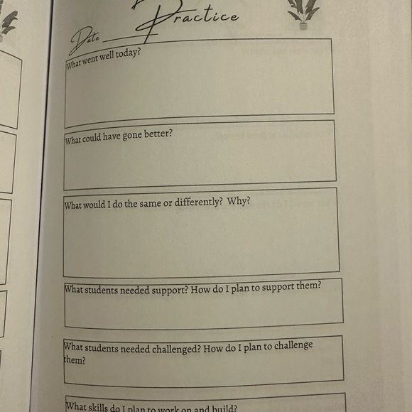 Early years reflection note book - Picture 2 of 2